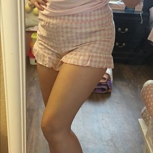 gingham shorts
